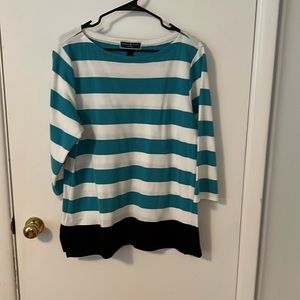 Long sleeve striped Karen Scott shirt